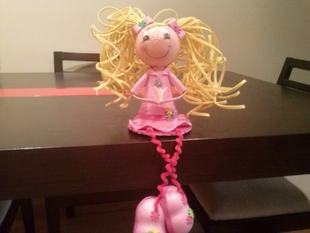 Fofucha senatda en mesa estanteria etc...