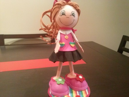 Fofucha de pelo de cola de caballo